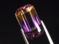 Preview: Ametrin 8,12 Ct. seltene Naturfarbe 15 x 9 mm Oktagon