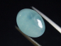 Preview: Aquamarin 7,63 Ct. 13 x 10 mm Oval Cabochon