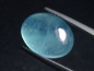 Preview: Aquamarin 9,12 Ct. 14 x 11 mm Oval Cabochon