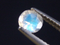 Preview: Adular Mondstein 0,39 Ct. feines blau Rund Sri Lanka