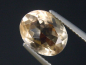 Preview: Topas 4,35 Ct. hellbraun Naturfarbe 10,5 x 8,5 mm Oval