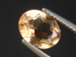 Preview: Topas 2,32 Ct. hellbraun Naturfarbe 9 x 7 mm Oval