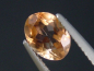 Preview: Topas 1,62 Ct. hellbraun Naturfarbe 8 x 6 mm Oval
