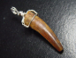 Preview: Spinosaurus tooth pendant 925 silver - 4,9 cm - Spinosaur Dinosaur