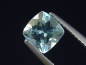 Preview: Aquamarin 1,22 Ct. Kissenschliff 6,5 x 6,5 mm Brasilien