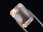 Preview: Rosenquarz 7,43 Ct. Rosa 13,5 x 9,5 mm Oktagon
