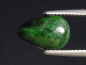 Preview: Gefleckte Jade 3,25 Ct. Cabochon - Monte Viso, Piemont, Italien