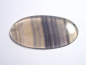 Preview: Farbwechsel Fluorit 22,42 Ct. grün zu violett Oval Cabochon