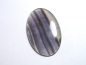Preview: Farbwechsel Fluorit 15,15 Ct. grün zu violett Oval Cabochon
