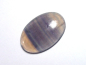 Preview: Farbwechsel Fluorit 23,44 Ct. grün zu violett Oval Cabochon