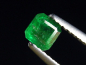 Preview: Smaragd 0,50 Ct. feines Grün 4 x 4 mm Oktagon Kolumbien