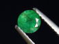 Preview: Smaragd 0,55 Ct. feines Grün 4,5 mm Rund Kolumbien
