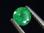 Preview: Smaragd 0,55 Ct. feines Grün 4,5 mm Rund Kolumbien