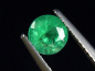 Preview: Smaragd 0,63 Ct. feines Grün 5,5 mm Rund Kolumbien