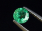 Preview: Smaragd 0,55 Ct. feines Grün 5 mm Rund Kolumbien