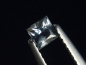 Preview: Saphir stahlblau 0,30 Ct. Naturfarbe Carree Tansania