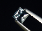 Preview: Saphir stahlblau 0,33 Ct. Naturfarbe Carree Tansania