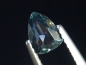 Preview: Saphir stahlblau 0,64 Ct. Naturfarbe Trillion Tansania