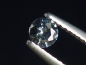 Preview: Saphir stahlblau 0,30 Ct. Naturfarbe Rund Tansania