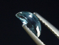 Preview: Saphir stahlblau 0,48 Ct. Naturfarbe Halbmond Tansania