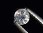 Preview: Sapphire colorless 0,35 Ct. natural color round cut Tanzania