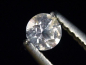 Preview: Sapphire colorless 0,35 Ct. natural color round cut Tanzania
