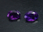 Preview: Amethyst Paar 4,74 Ct. Oval 10,5 x 7,5 mm Brasilien