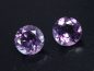 Preview: Amethyst Paar 4,12 Ct. Rund 8 mm Brasilien