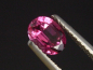 Preview: Rhodolit Granat 0,85 Ct. feines Rotviolett 6 x 4,5 mm Oval