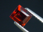Preview: Hessonit Granat 0,76 Ct. Baguette 5,5 x 4,5 mm