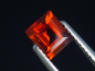 Preview: Hessonit Granat 0,84 Ct. Baguette 5,5 x 5 mm