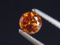 Preview: Spessartit Granat 0,50 Ct. leuchtend orange 4,5 mm Rund Tansania