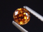 Preview: Spessartit Granat 0,44 Ct. leuchtend orange 4,5 mm Rund Tansania