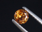 Preview: Spessartit Granat 0,45 Ct. leuchtend orange 4,5 mm Rund Tansania