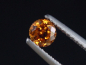 Preview: Spessartit Granat 0,39 Ct. leuchtend orange 4 mm Rund Tansania