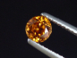 Preview: Spessartit Granat 0,52 Ct. leuchtend orange 4,5 mm Rund Tansania