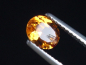 Preview: Spessartit Granat 0,84 Ct. leuchtend orange 6 x 5 mm Oval B-Qualität