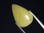 Preview: Danburit 10,69 Ct. gelb Tropfen Cabochon Tansania