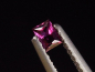 Preview: Rubin 0,14 Ct. Naturfarbe Scherenschliff Tansania