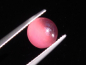 Preview: Rhodochrosit Katzenauge 3,10 Ct. Rund Cabochon - Kuruman, Südafrika