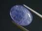 Preview: Tansanit 2,46 Ct. violett 11 x 8 mm Oval Cabochon B-Qualität