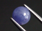 Preview: Tansanit 1,95 Ct. violett 7 mm Rund Cabochon