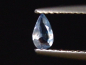 Preview: Benitoite bicolor 0,22 Ct. pear faceted - San Benito Co., California, USA