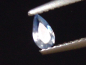 Preview: Benitoite bicolor 0,22 Ct. pear faceted - San Benito Co., California, USA