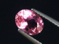 Preview: Rubellit / roter Turmalin 1,29 Ct. Oval 8 x 6 mm Brasilien
