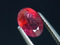 Preview: Rubellit / roter Turmalin 1,45 Ct. Oval 8 x 6 mm Brasilien