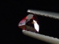 Preview: Rutile 0,28 Ct. rust red faceted - Minas Gerais, Brazil B-quality