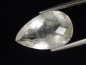 Preview: Turmalinquarz 7,63 Ct. - Tropfen facettiert - schwarze Nadeln