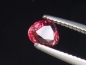 Preview: Rhodolit Granat 0,95 Ct. Tropfen 6 x 5 mm Sri Lanka