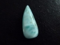 Preview: Larimar 11,30 Ct. pear cabochon - Dominic. Republic